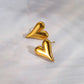 Golden Heartbeat Studs – Waterproof & Anti-Tarnish