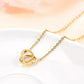 Eternal Bond Twin Heart Necklace