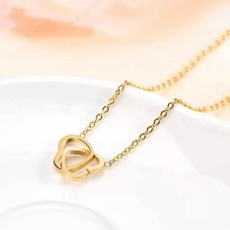 Eternal Bond Twin Heart Necklace