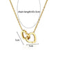 Eternal Bond Twin Heart Necklace