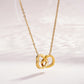 Eternal Bond Twin Heart Necklace