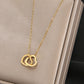Eternal Bond Twin Heart Necklace