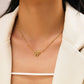 Golden Grace Bow Necklace