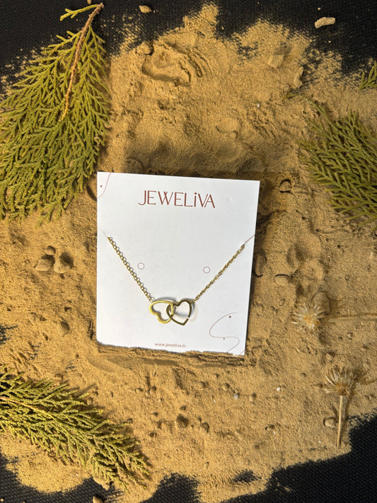 Eternal Bond Twin Heart Necklace