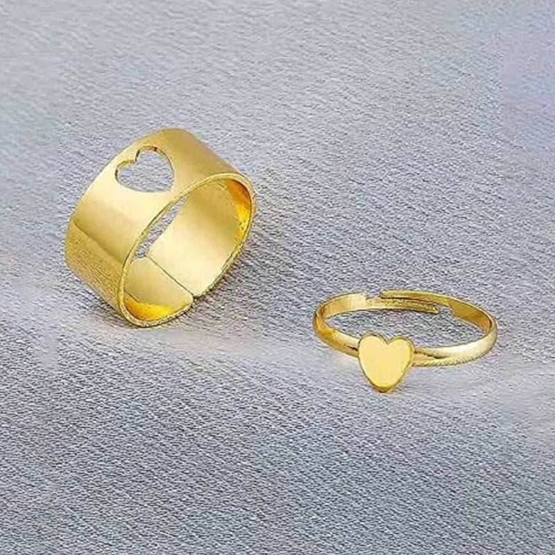 Heartspark Duo Ring Set