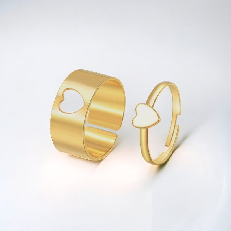 Heartspark Duo Ring Set