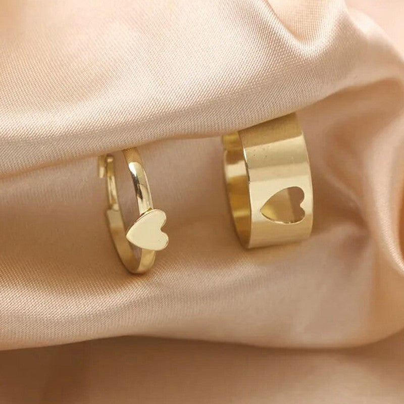 Heartspark Duo Ring Set