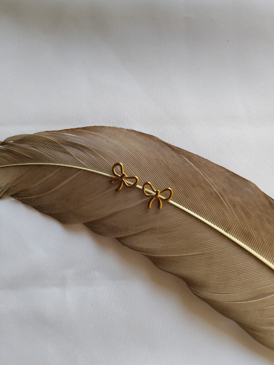 Golden Bow Whisper Studs