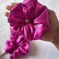 Soft Satin Scrunchies – Pink