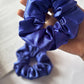 Soft Satin Scrunchies – Purple