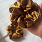 Soft Satin Scrunchies – Golden