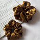 Soft Satin Scrunchies – Golden