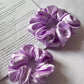 Soft Satin Scrunchies – Lavender